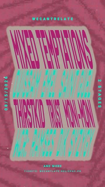 We Can't Relate — event poster